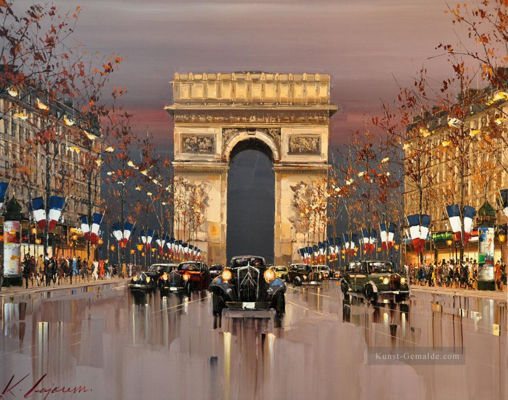 Triumphbogen Kal Gajoum Paris Ölgemälde